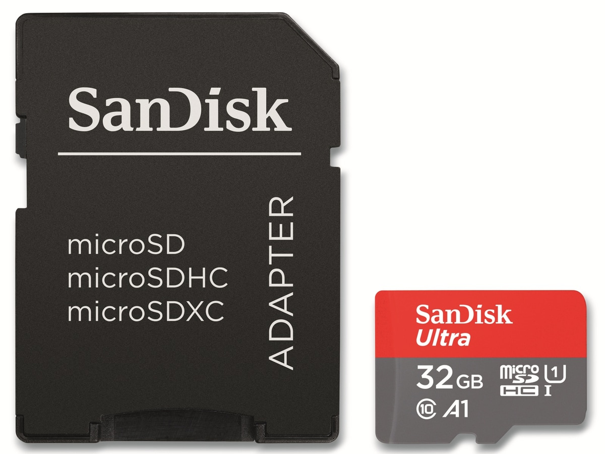 Mit der SanDisk Ultra microSD-UHS-I-Karte können Sie mehr aufnehmen