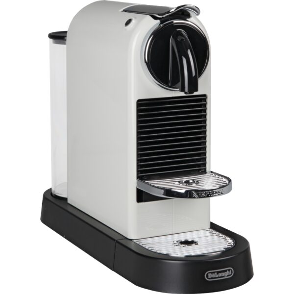 Die DeLonghi Nespresso Citiz EN 167.W im schicken Design besticht durch Eleganz und Funktionalität. Die Technik überzeugt durch praktischen Bedienkomfort und ein unvergleichliches Geschmackserlebnis