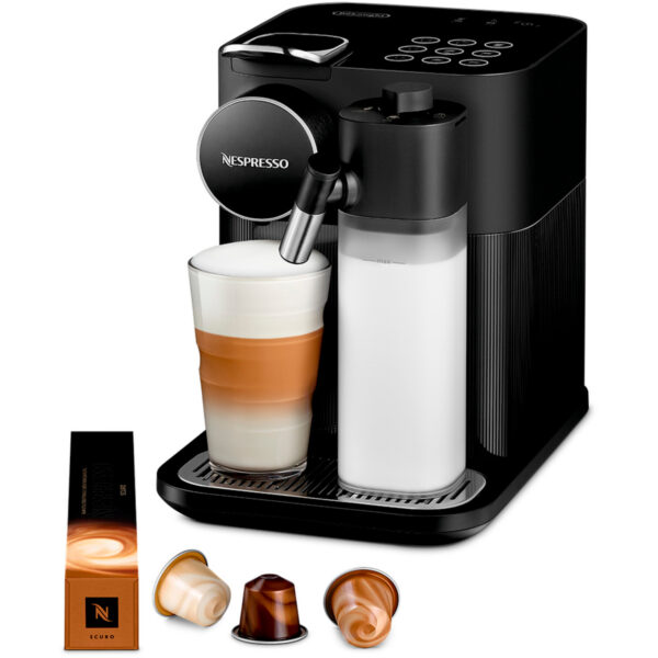 Die DeLonghi Nespresso Gran Latissima EN 640.B im schicken Design besticht durch Eleganz und Funktionalität. Die Technik überzeugt durch praktischen Bedienkomfort und ein unvergleichliches Geschmackserlebnis