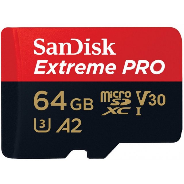 Die SanDisk microSDXC Extreme Pro (64GB) Speicherkarte ist die perfekte Lösung für alle