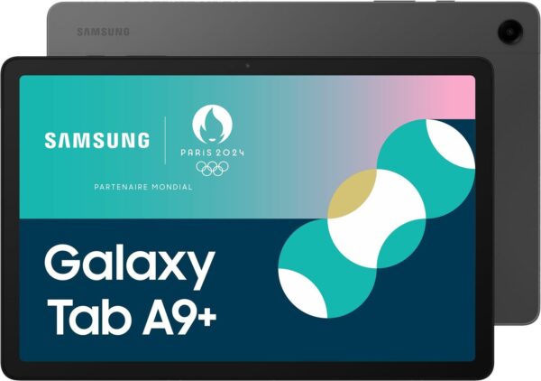 Das Galaxy Tab A9+ hat ein schlankes Design und ein glattes Metallgehäuse