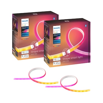 Philips Hue Gradient Ambiance Lightstrip 1m Erweiterung • 2er Pack