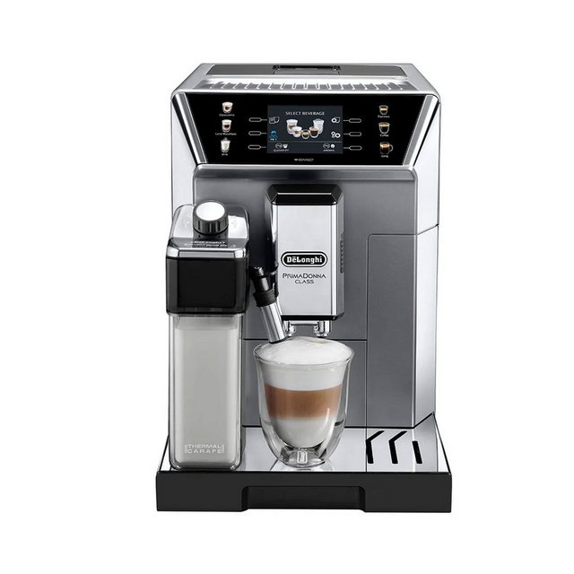 Dank des patentierten Milchaufschäumsystems bereiten Sie mit dem DeLonghi ECAM 550.85.MS PrimaDonna Class Kaffeevollautomaten perfekten Cappuccino oder Latte Macchiato in der optimalen Konsistenz mit einem besonders cremigen