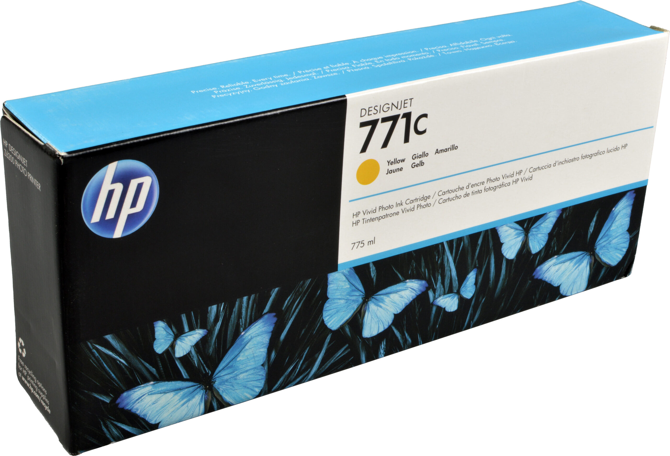 HP Tinte B6Y10A  771C  yellow