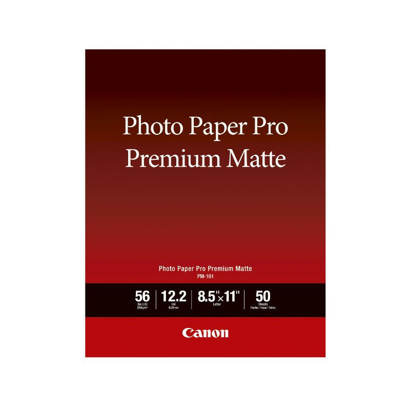 Canon 8657B007 PM-101 Pro Premium Matte Fotopapier A 3+, 20 Blatt, 210 g (8657B007)