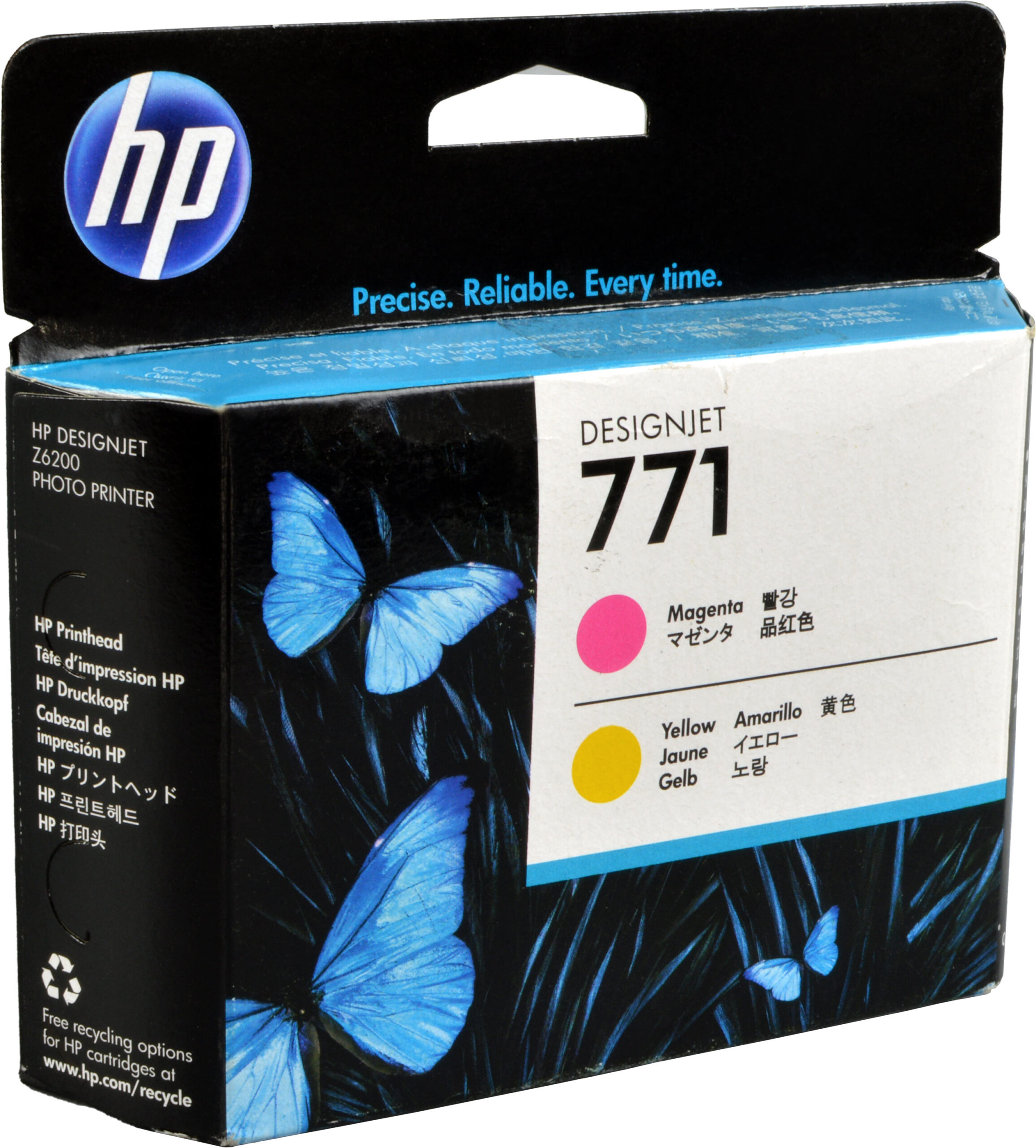 HP Druckkopf CE018A  771  magenta + yellow