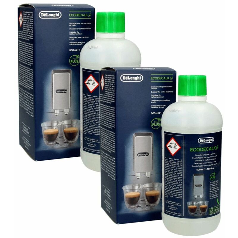 Ersatzteil – Set 2 Entkalkern 500 ml ecodecalk – Delonghi beko