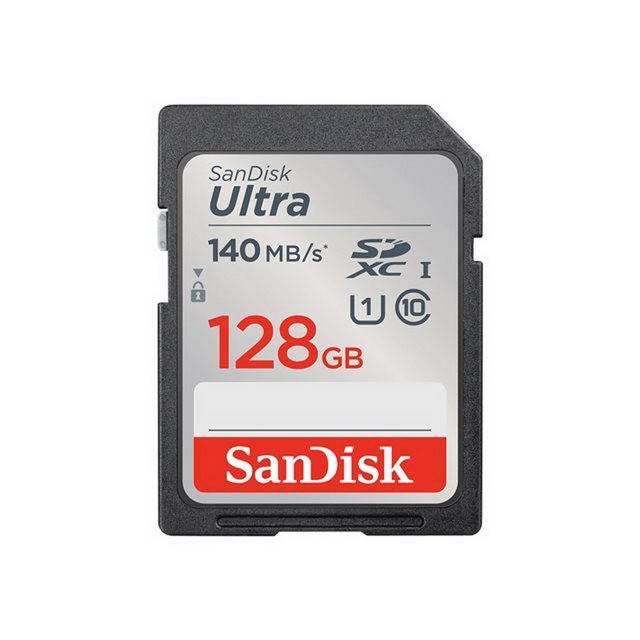 Sandisk SanDisk Ultra SDXC UHS-I 128GB 140MB/s SDSDUNB-128G-GN6IN Speicherkarte