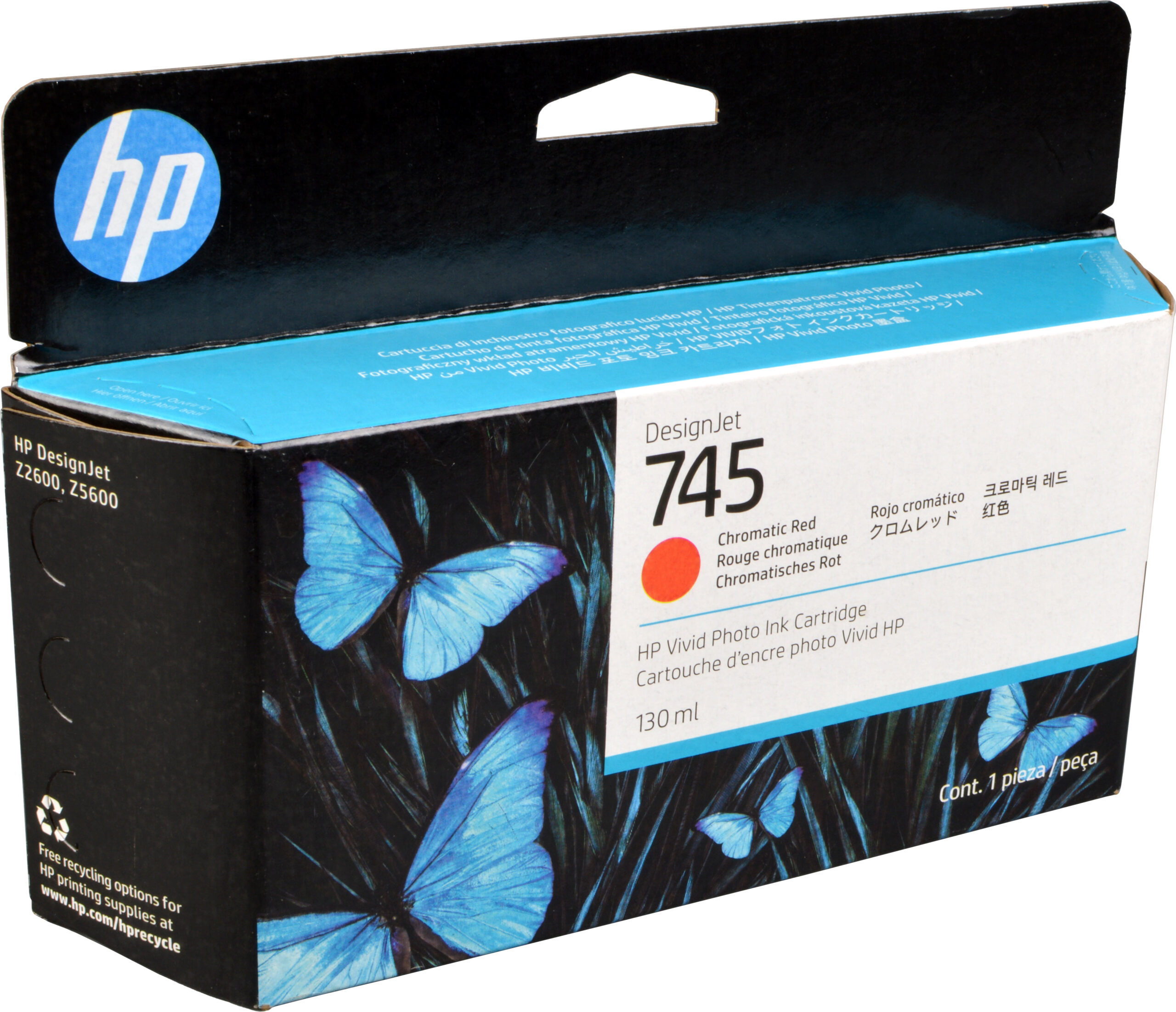 HP Tinte F9K00A  745  chromatic rot