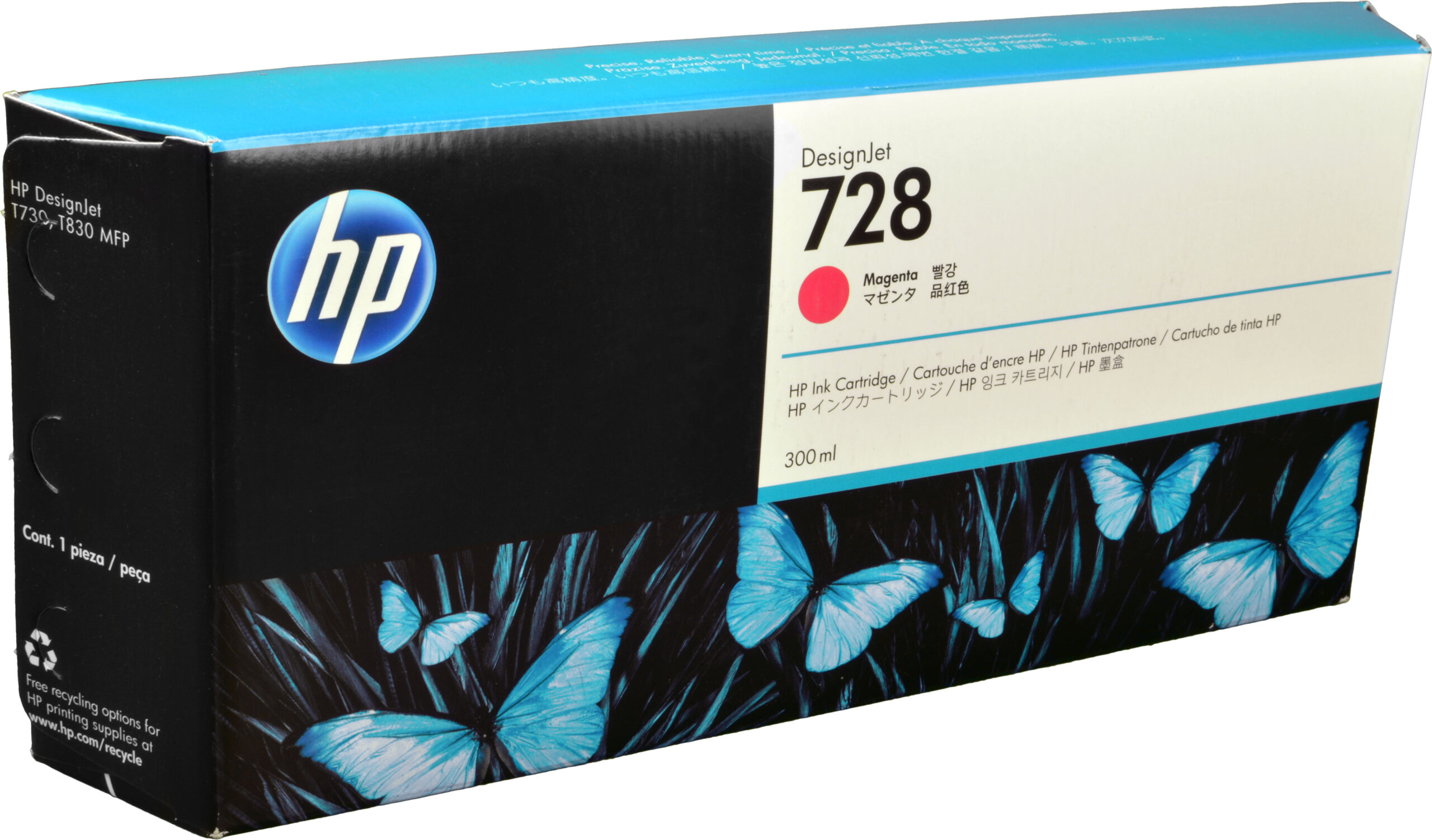 HP Tinte F9K16A  728  magenta