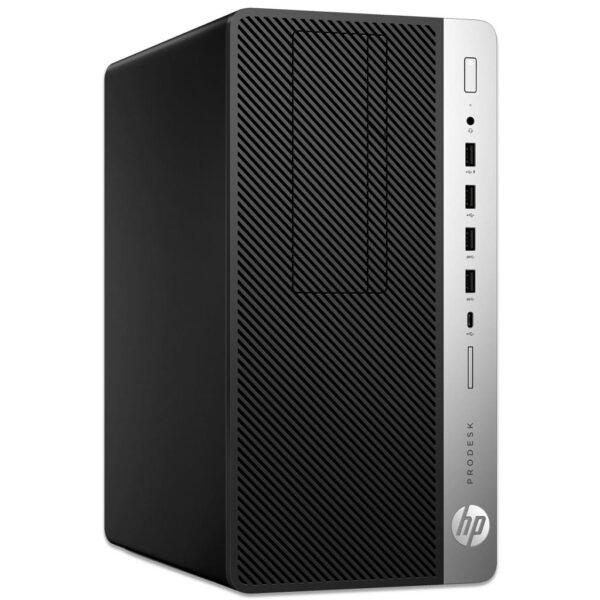 HP ProDesk 600 G4 - Schnittstellen:2x DisplayPort - Arbeitsspeichertyp:DDR4 - CPU Generation:8 - Partnerprogramm:Ja - Schnittstellen:1x LAN RJ-45 - Schnittstellen:1x USB 3 Typ C - Datenspeichertyp 1:M.2 SSD - Betriebssystem:Windows 11 Professional - Schnittstellen:6x USB 3 Typ A - Onboard-Grafik:Intel® UHD Graphics 630 - Zustand:Gebraucht - Schnittstellen:1x Audio / Mikrofon - 3.5 mm Combo - Prozessorkerne:4 - Schnittstellen:1x Audio - Ausgang - 3.5 mm - Grading:Gut - Arbeitsspeichergröße:8 GB - Arbeitsspeicher:8 GB DDR4 - Datenspeichergröße 1:500 GB - WLAN:Nein - Prozessortyp:Intel Core i3 - ...