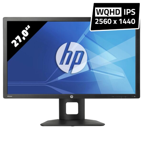 HP Z Display Z27i - 2560 x 1440 - WQHD - Displayauflösung:1920 x 1200 WUXGA - Zustand:Gebraucht - Partnerprogramm:Ja - Grading:Gut - Farbe:Schwarz - Kontrast:1000:1 - Webcam:Nein - Ergonomie:Höhenverstellbar - Ergonomie:Schwenkbar - Blickwinkel:178°/178° - Schnittstellen:1x DisplayPort - Ergonomie:Pivot-Funktion - Paneltyp:IPS - Touchscreen:Nein - Ergonomie:Neigbar - Schnittstellen:4x USB 2 Typ A - Schnittstellen:1x VGA - Pixelabstand:0