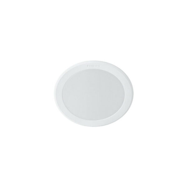 Das LED-Downlight 6W Slim Meson Ausschnitt Ø 80 mm eignet sich für niedrige Decken mit einem kompakten Design