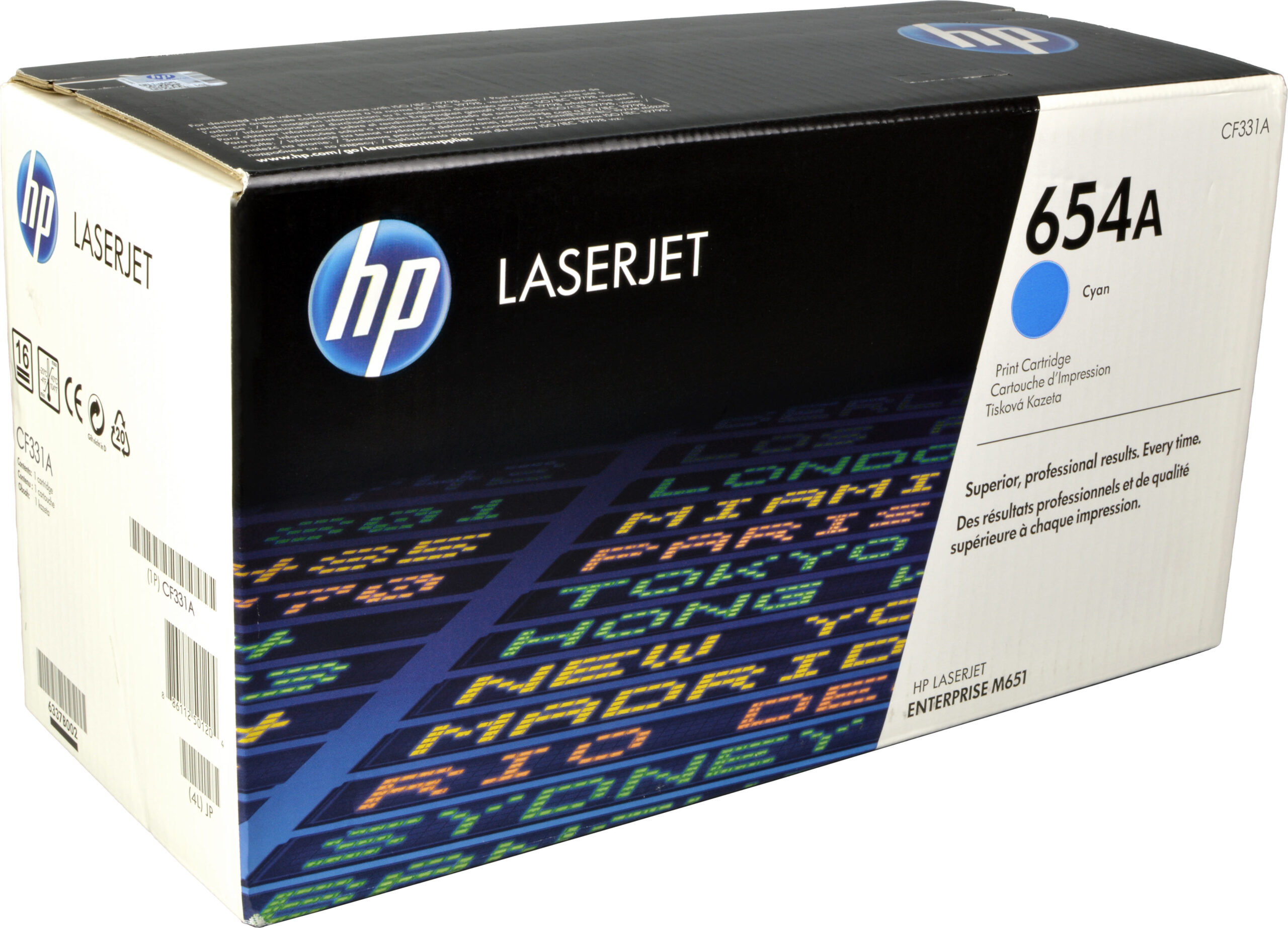 HP Toner CF331A  654A  cyan