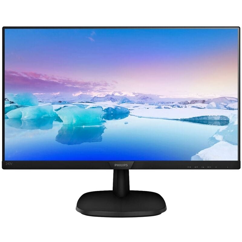 Philips V Line Full-HD-LCD-Monitor 243V7QDSB/00 – 60,5 cm (23.8 Zoll) – 1920 x 1080 Pixel – Full HD – LED – 4 ms – Schwarz