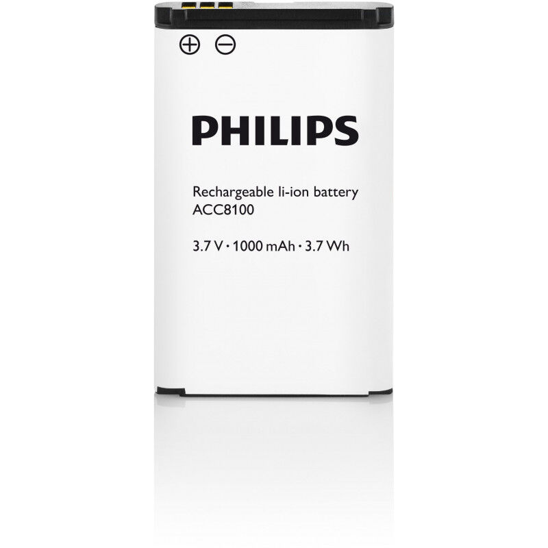 Philips ACC8100 - Akku für digitales Diktiergerät Li-Ion 1000 mAh - für Pocket Memo DPM6000