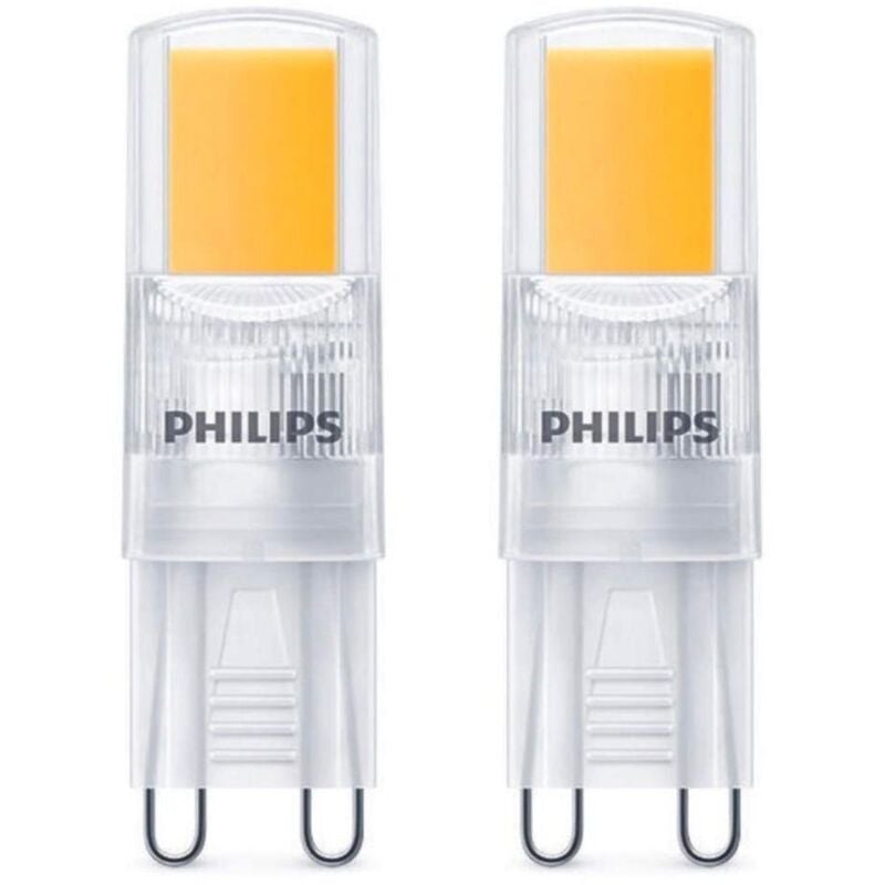 Led Lampe ersetzt 25 w, G9 Brenner, klar, warmweiß, 220 Lumen, nicht dimmbar, 2er Pack – transparent – Philips