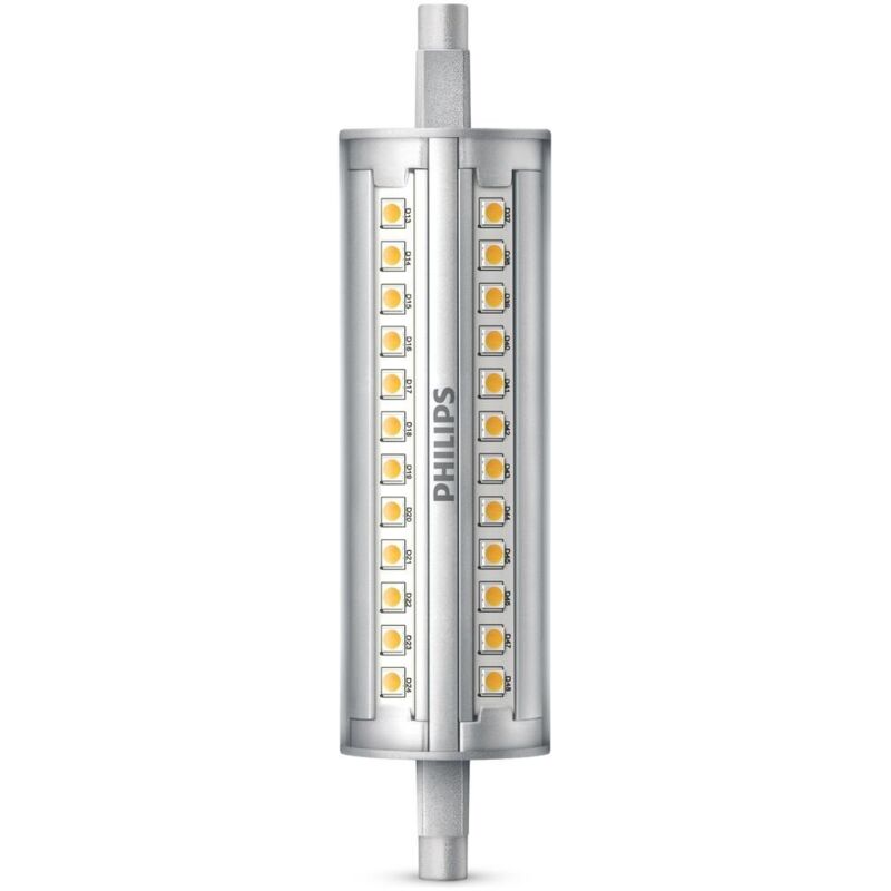 Design und Materialausführung Material: Kunststoff Farbe: Silber Technische Daten Anschlussspannung: 220-240 Volt Brennstellen: 1 Leistungsaufnahme: 14 Watt Vergleichbare Wattleistung einer Glühlampe: 100 Watt Sockel: R7s Dimmbar: Ja Dimmart: Hausinstallation