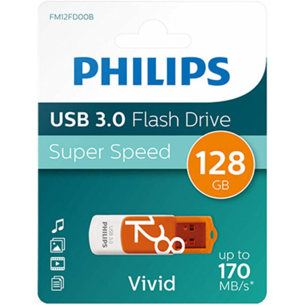 Philips USB-Stick 128GB 3.0 USB Drive Vivid super fast brown