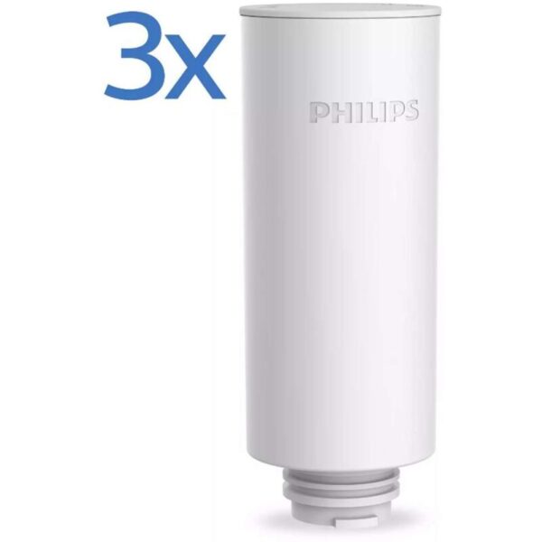 Ersatz-Wasserfilter Micro X-Clean Softening+ Ersatzfilter für Philips Filterstation AWP2980 Paket enthält 3 Stück Filter mit innovativen Aktivkohlefasern zur besseren Schmutzaufnahme Reduzierung von Mikroplastik wirtschaftlich und umweltfreundlich zur Enthärtung des Wassers - verhindert Kalkablagerungen Beispielfoto