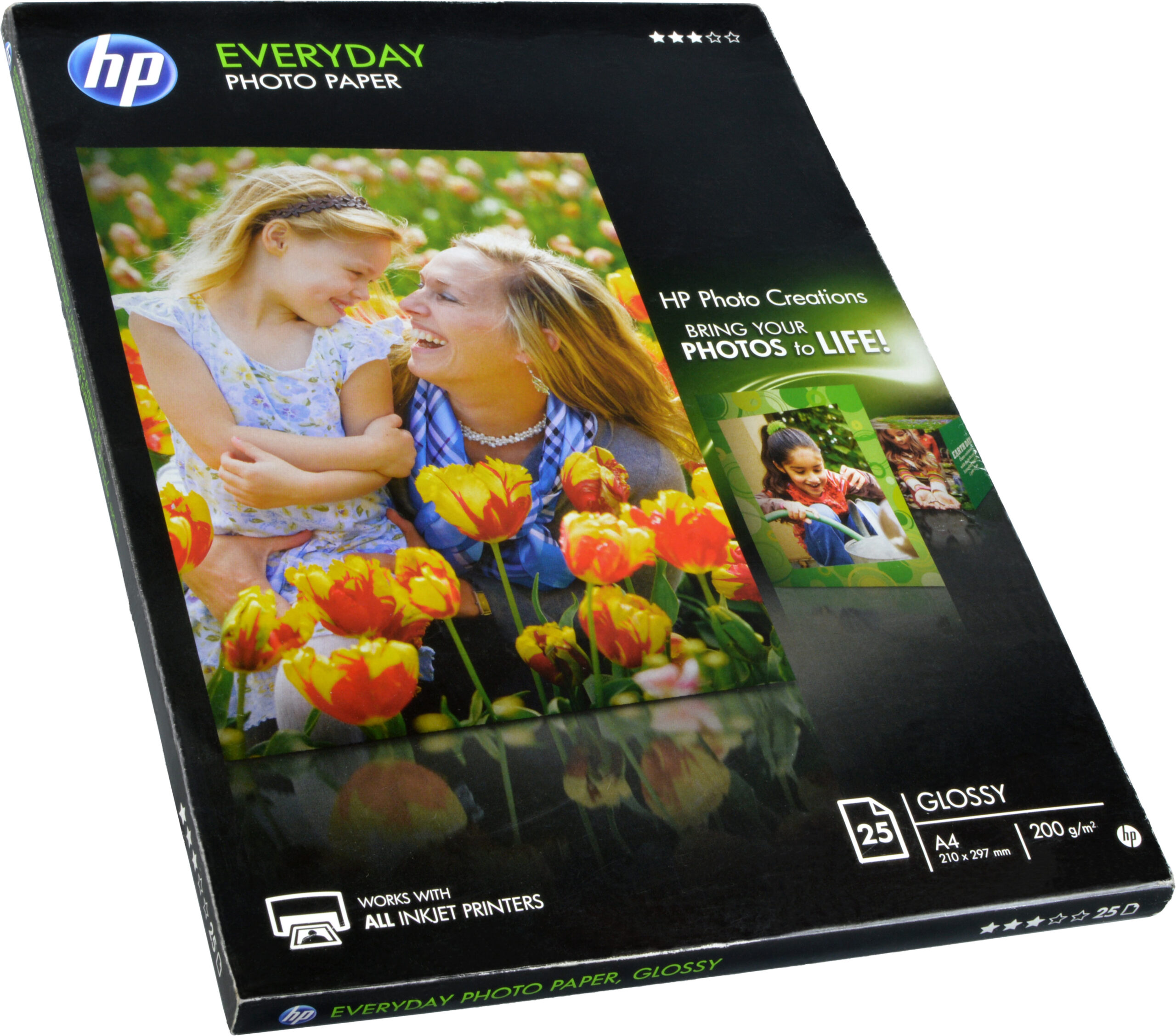 HP Everyday Photo Paper Glossy  Q5451A  A4  25 Blatt  200g