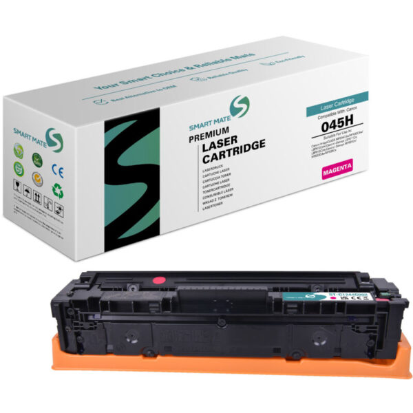 SmartMate wiederaufbereiteter Toner für Canon 1244C002 (045H) - Magenta Seitenausbeute: bis zu 2.200 Seiten Farbe: magenta Kompatibilität: Canon i -Ssensys LBP611CN