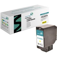 Lexmark Tonerpatrone 74C2HY0 Gelb Toner kompatibel mit Lexmark CS720/725, (1-St)