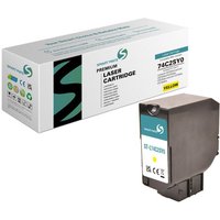 Lexmark Tonerpatrone 74C2SY0 Gelb Toner kompatibel mit Lexmark CS720/725, (1-St)