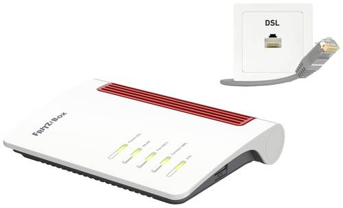 AVM FRITZ!Box 7510 WLAN Router mit Modem Integriertes Modem: VDSL, ADSL 2.4GHz 600MBit/s