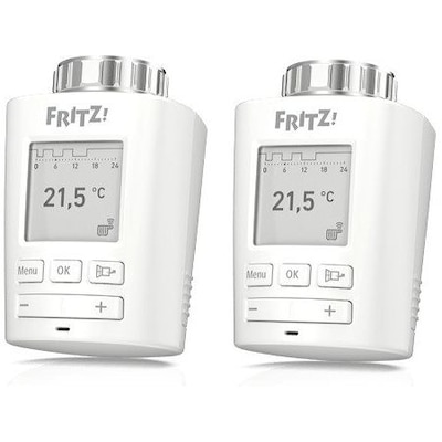 AVM FRITZ!DECT 301 smarte Heizkörperthermostate für AVM Fritz!Box, 2er Pack