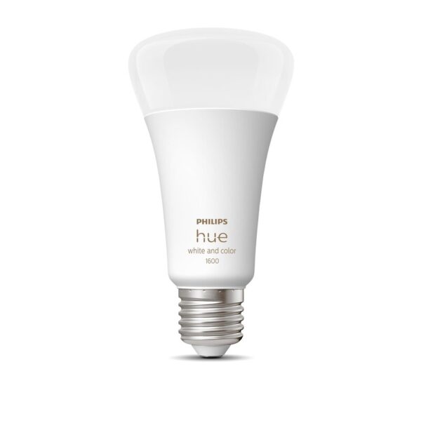 • Austauschtype: LED-Lampe / Sockel: E27 / Lichtfarbe: warmweiß - tagesl • Energieeffizienzklasse: F • Leistung: 15 Watt als Ersatz für k.A. • Amazon Alexa - Apple HomeKit - Google Home - Philips Hue • Lichtfarbe: warmweiß - tageslichtweiß / Lichtstrom: 1200lm