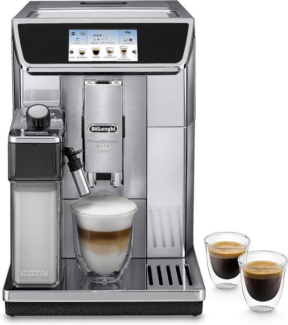 De’Longhi Kaffeevollautomat ECAM 656.85.MS Kaffeevollautomat, Patentiertes Milchaufschäumsystem