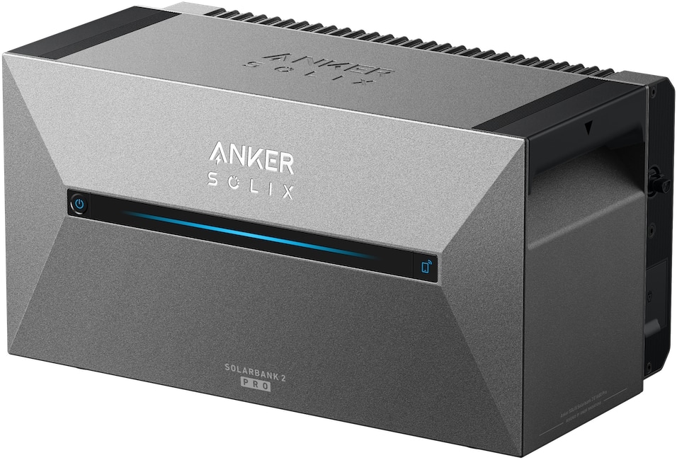 ANKER SOLIX Solarbank 2 E1600 Pro ist das weltweit erste 2400 W All-in-One Balkonkraftwerk mit Speicher für Ihr Zuhause! Dank des integrierten Wechselrichter lässt sich der Speicher schnell und einfach in Betrieb nehmen. Das massives Aluminumgehäuse ist wasserdicht und staubfest