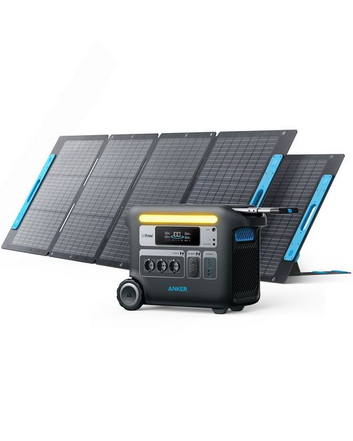 Anker Stromerzeuger 767 Powerstation, Solargenerator 2048Wh mit 2300W AC Ausgang, 2,30 in kW, (1-tlg), 6× längere Lebensdauer der LiFePO4 Batterie, GaNPrime PowerHouse