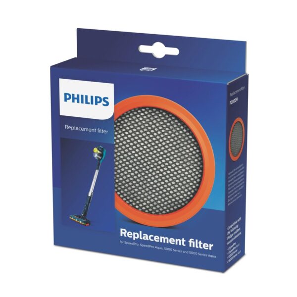 • Ersatzfilter inkl. abwaschbaren Schaumfilter • Kompatibel Philips SpeedPro (Aqua) und 5000 Series (Aqua)