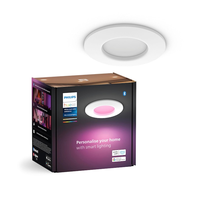 Philips Hue Slim Recessed Spot white 90mm