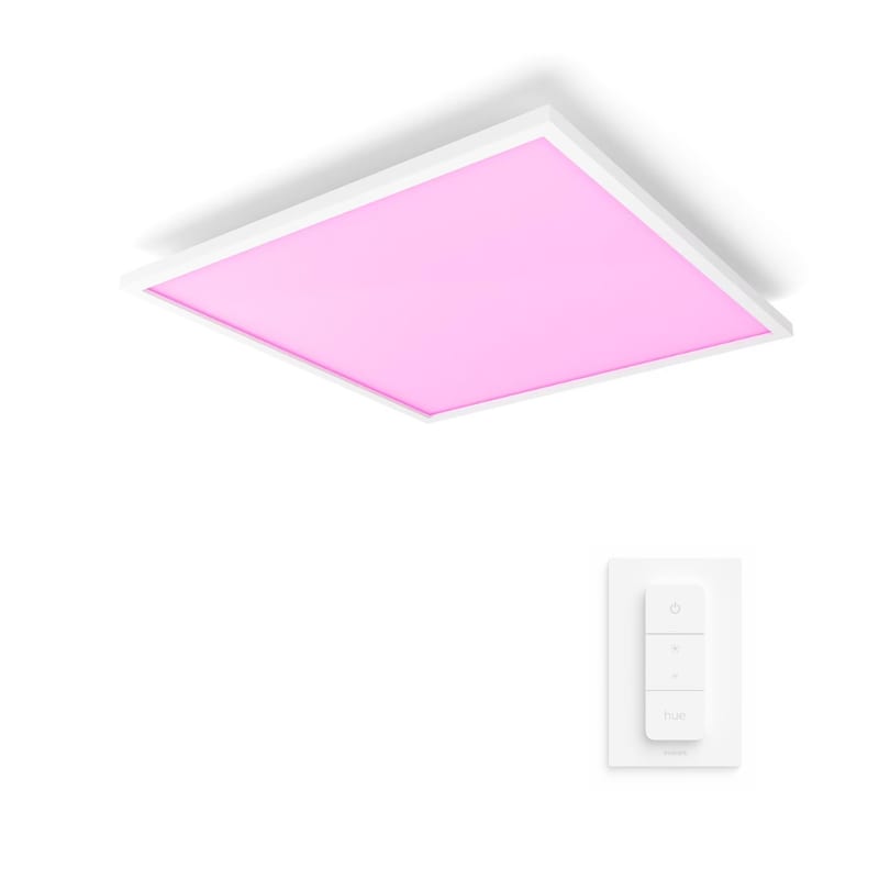 Philips Hue White & Color Ambiance Surimu Deckenleuchte weiß • 60x60cm + Dimmschalter