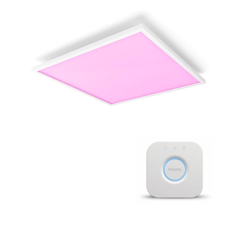 Philips Hue White & Color Ambiance Surimu Deckenleuchte weiß • 60x60cm + Bridge V2