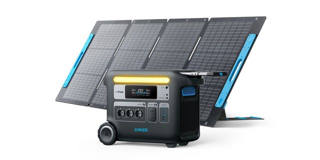 Anker Stromerzeuger 767 Powerstation, Solargenerator 2048Wh mit 2300W AC Ausgang, 2,30 in kW, (1-tlg), 6× längere Lebensdauer der LiFePO4 Batterie, GaNPrime PowerHouse