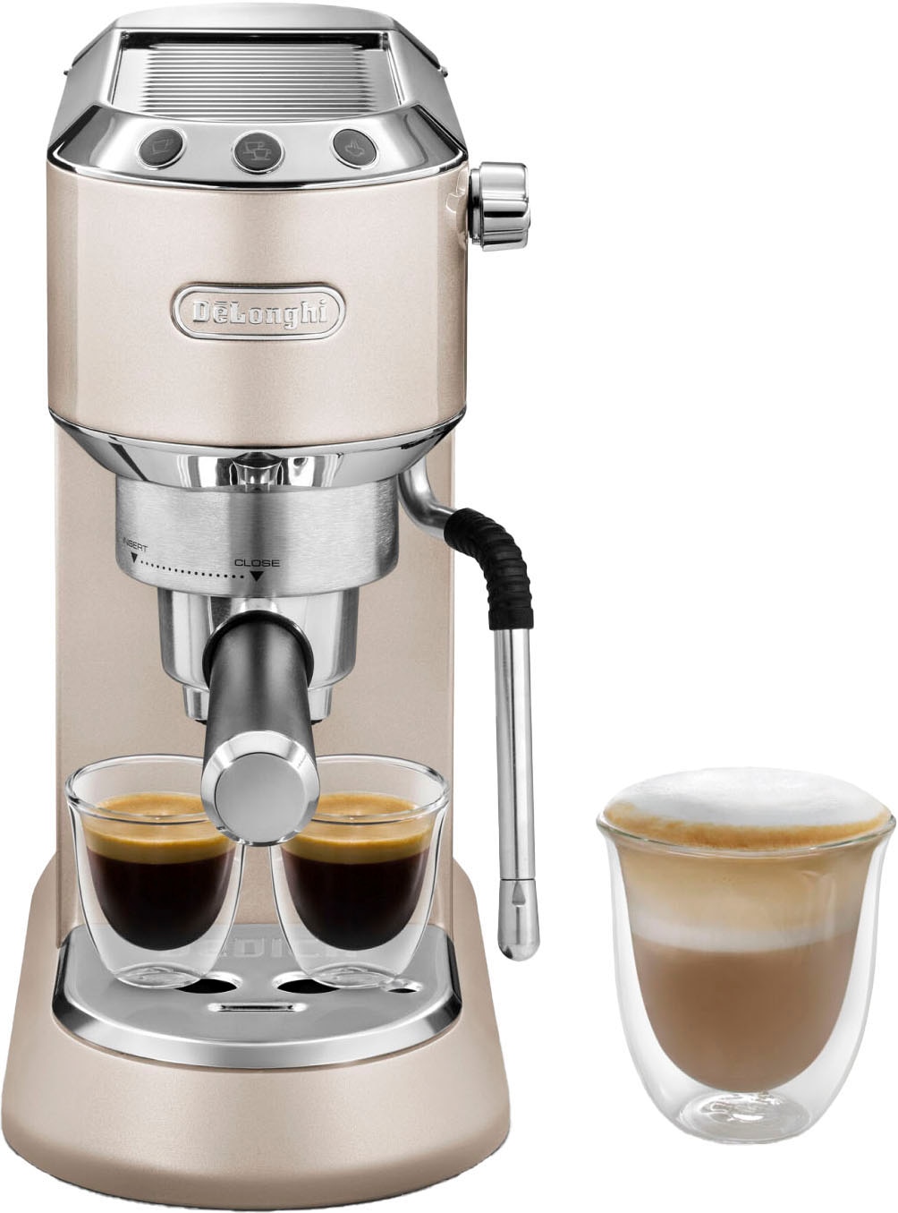 DeLonghi Espressomaschine „Dedica Arte EC885.BG“, Siebträger, Farbe: beige