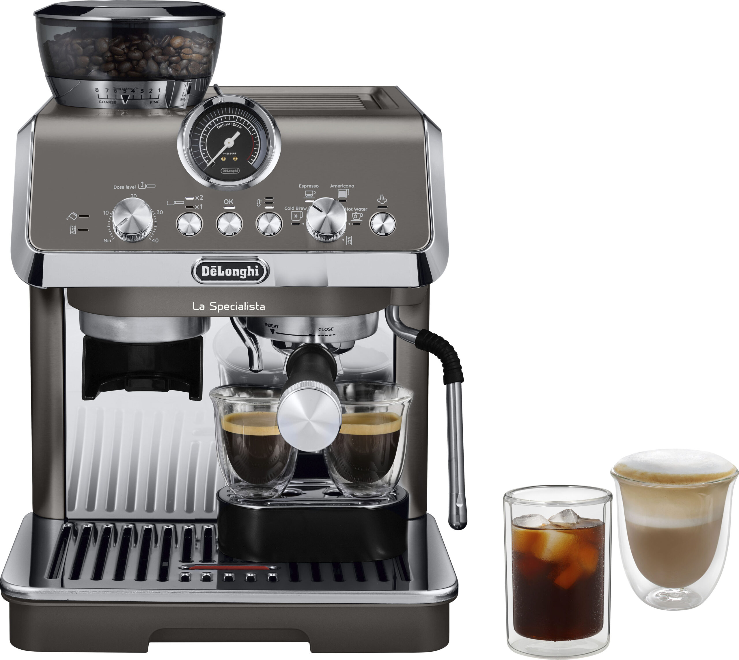 DeLonghi Espressomaschine „La Specialista Arte Evo Cold Brew EC9255.T“, Siebträger