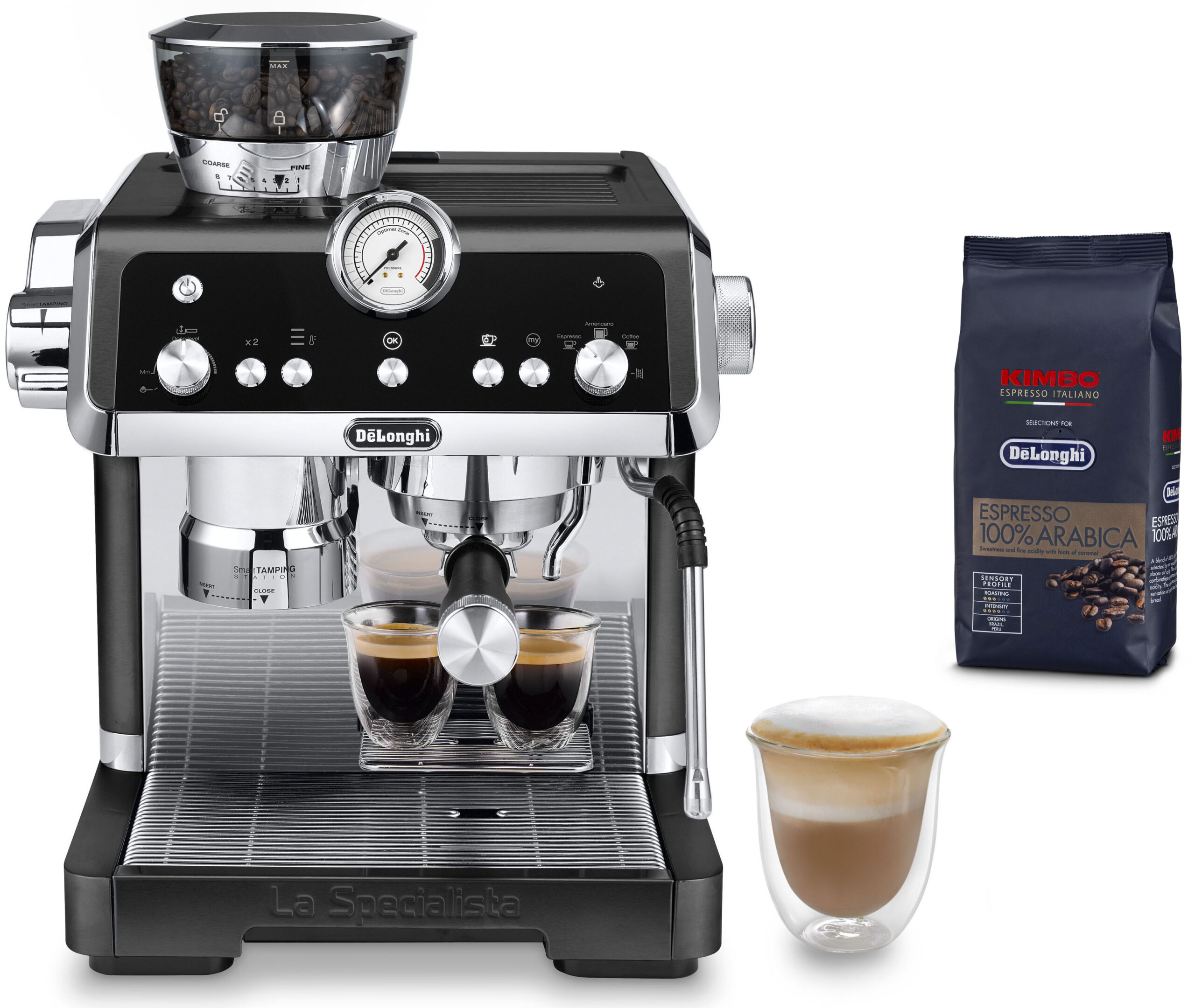 DeLonghi Espressomaschine „La Specialista Prestigio EC9355.BM“, Siebträger, inkl. 250g Kimbo Classic im Wert von UVP € 6,49