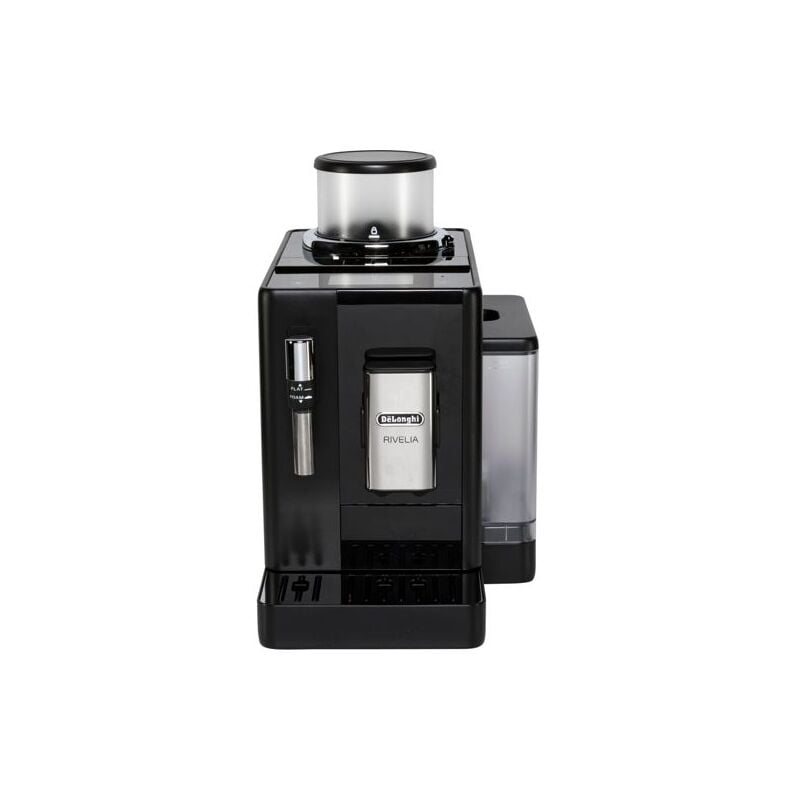 DeLonghi Rivelia EXAM 440.35.BEigenschaften: -Pumpendrucksystem: 19 bar -Nennaufnahme: 1450 Watt -Integrierte Milchaufschäumdüse -Wasserfilter verwen