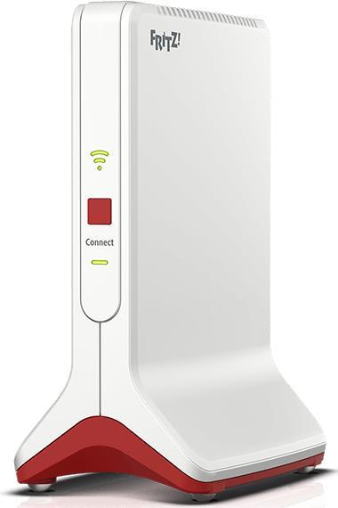 AVM FRITZ!Repeater 6000 WLAN-Router Ethernet Tri-Band (2,4 GHz / 5 GHz / 5 GHz) Rot – Weiß (20002908)