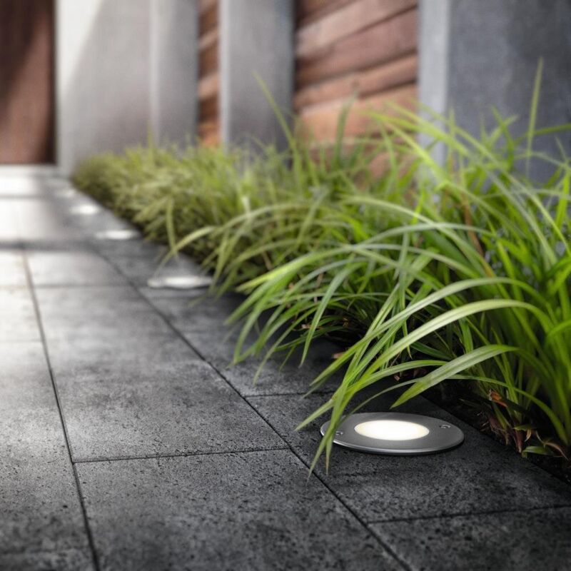 Philips Moderne LED-Einbauleuchte Moss in silber