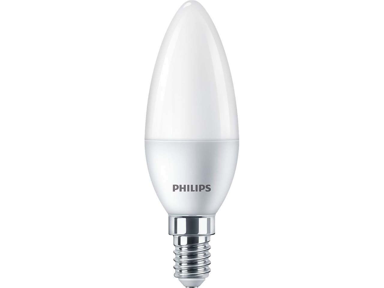 Philips LED-Lampe „CorePro Candle“, 5 W, E14, 470 lm, 2.700 K, matt