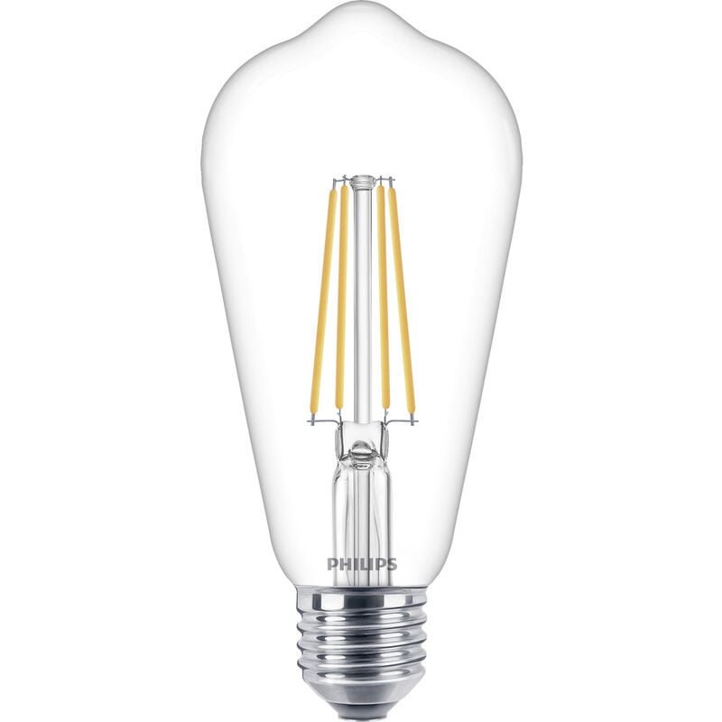 Philips Lighting 76305300 led eek e (a – g) E27 Spezialform 7 w = 60 w Warmweiß (ø x l) 6.4 cm x 14