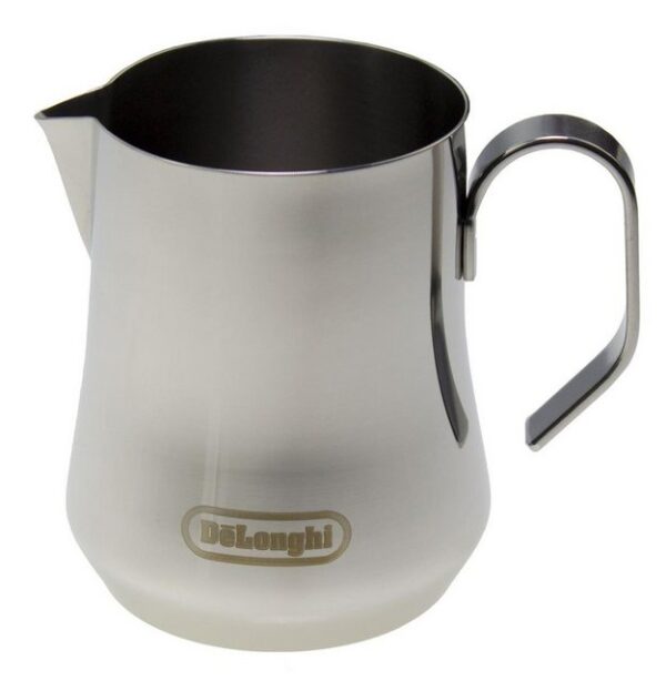 Delonghi 5513282201 Milchkanne DLSC060 350ml aus poliertem Edelstahl Original Ersatzteil Zubehör Passgenau Hochwertige Qualität aus poliertem Edelstahl Fassungsvermögen: 350 ml