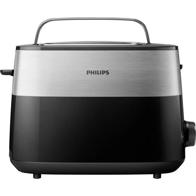 Dieser kompakte Toaster verfügt über 8 Einstellungsstufen und zwei große