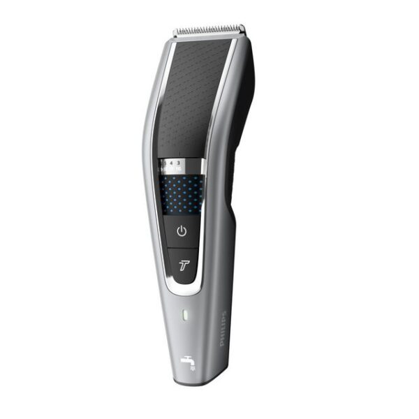 Philips Hair Clipper - Präzises und gleichmäßiges SchneidenTrim-n-Flow-Pro-Technologie - Keine Verhakungen der Haare in den KlingenLithium-Ionen-Akku - Ladezeit von einer Stunde